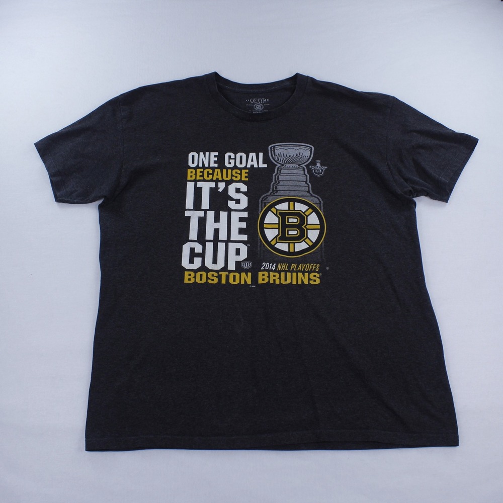Old Time Hockey Boston Bruins 2014 NHL Playoffs T-Shirt - Men's XL